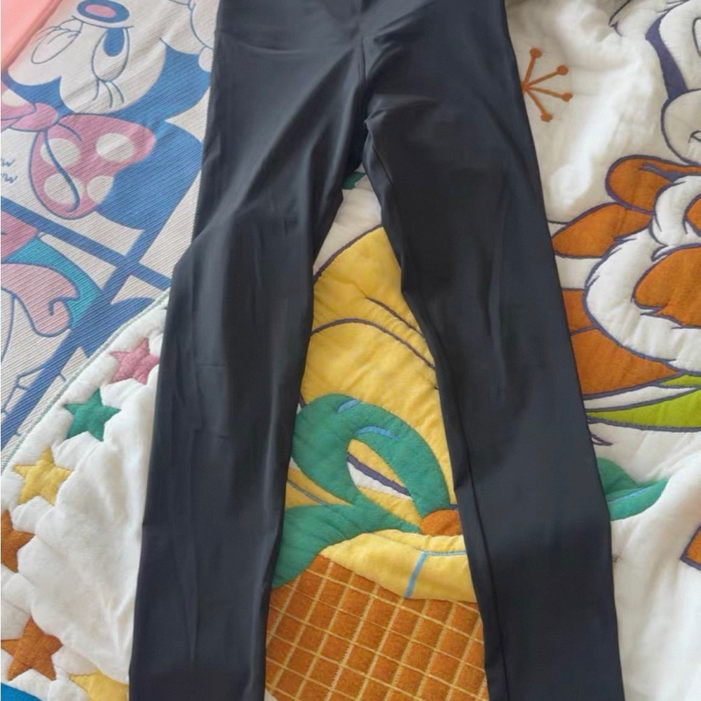 Women's Black Boot-Cut Pants with Flared Hem